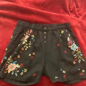 Johnny Was (JW LosAngeles) linen shorts